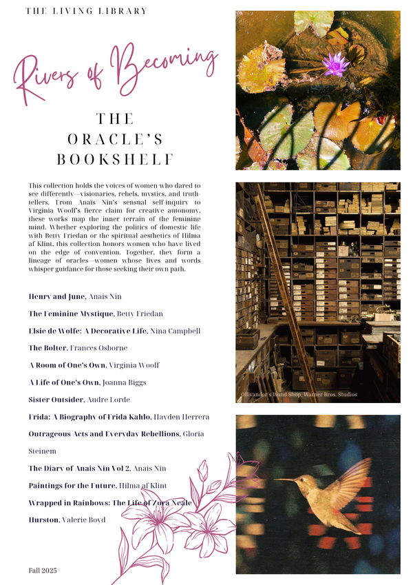 the Oracle's Bookshelf: Rivers of Becoming